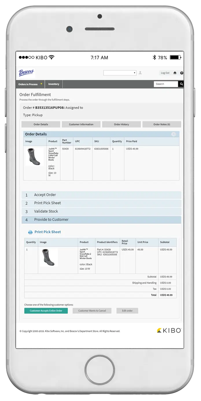 kibo pay ecommerce mobile
